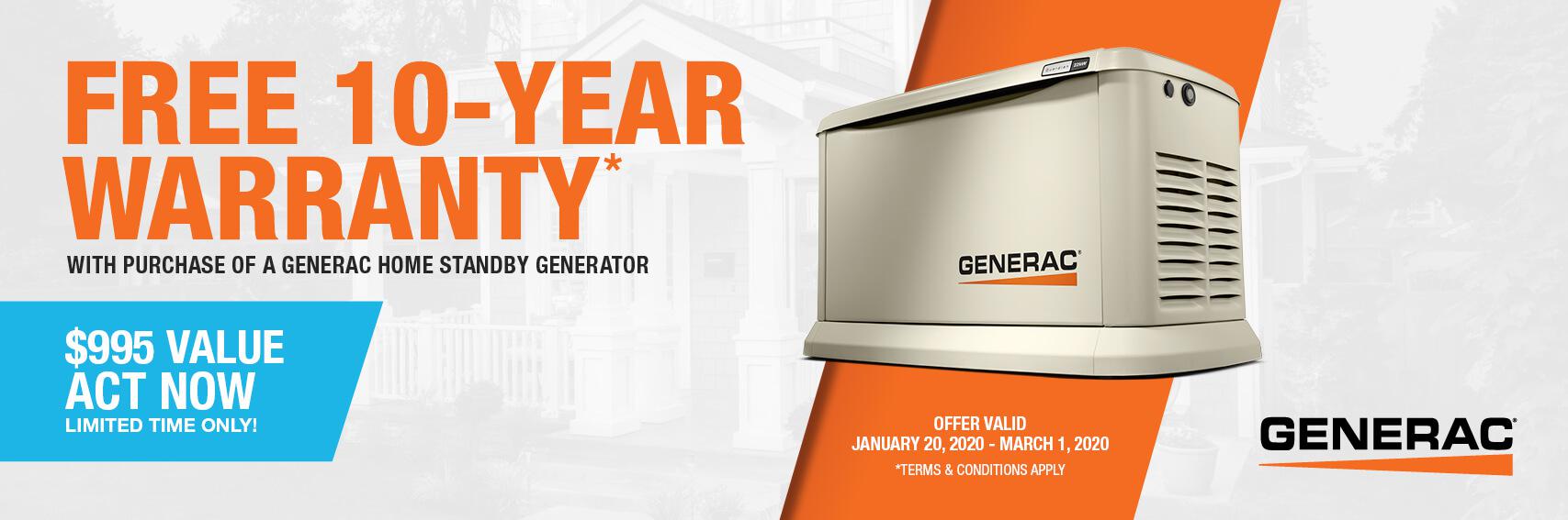 Homestandby Generator Deal | Warranty Offer | Generac Dealer | Westmont, IL